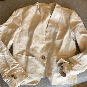 LOFT beige blazer, size 4p